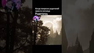 КОГДА ПОПРОСИЛ РОДИТЕЛЕЙ ЗАВЕСТИ ПИТОМЦА | Hogwarts Legacy #shorts #funny #memes