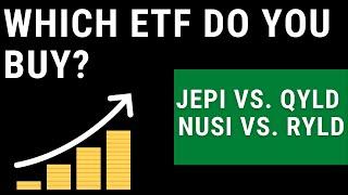 ETF Battles: JEPI vs. QYLD vs. NUSI vs. RYLD - Which Income ETF do you buy?