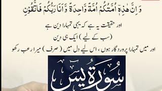 Surah Yaseen Full HD | BeautifulSurah Yasin with Urdu translation#quran #quran #tarot #islamicscri..