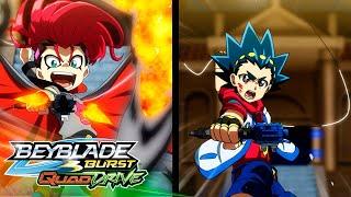 BEYBLADE BURST QUADDRIVE | Ép.7 Retournement de situation ! | Ép.8 Roar Balkesh !