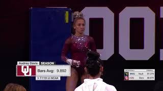 Audrey Davis Bars Oklahoma vs West Virginia 2021 9.950