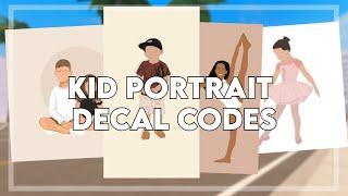 Kid Portrait Decal Codes For Berry Avenue And Bloxurg | ROBLOX VIDEO