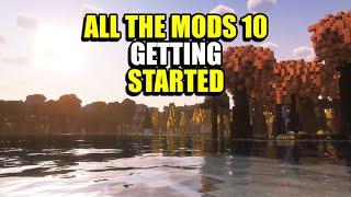 Ep1 Getting Started - Minecraft All The Mods 10 Modpack