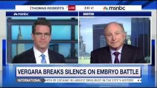 msnbc Live with Thomas Roberts about Sofia Vergara and Frozen Embryos. Dr. Mache Seibel