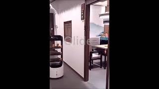 Olide Automatic Swing Door Opener Work with Food Delivery Robot