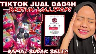 TIKTOK JUAL DAD4H BENTUK LOLIPOP‼️ RAMAI BUDAK BELI?! HATI HATI BELI GULA GULA!!