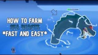 HOW  TO HUNT SEA BEASTS AND GET FIST OF DARKNESS FAST AND EASY (ROBLOX BLOX FRUITS)