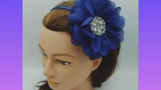 Chiffon Flower Satin Headband for all ages