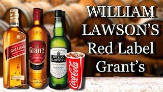 Виски Johnnie Walker Red Label, William Lawson's, Grant's - Обзор и сравнение. Дегустация Виски