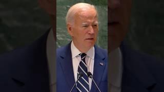 Biden Says Putin's War Against Ukraine Has Failed at UNGA