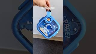 Mini Space Bento Lunch Box #bentobox #lunchbox #lunch #bento #space #blue #schoolsupplies