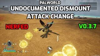 Palworld: Mounted Combat Nerf - Dismount Stops Attacks | Undocumented Change in v0.3.7!