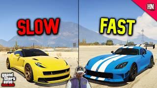 TOP 10 FASTEST CARS In GTA Online!