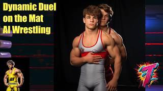 Dynamic Duel on the Mat - AI wrestling #aiwrestling #aiart