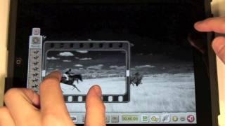 iPad animation - camera movement and shot framing