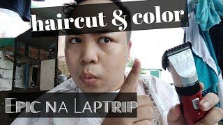 Haircut / color tutorial for my self gay cut hahhaa