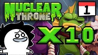 Big Dog PlAyAbLe!? Nuclear Throne: x10 Mod (Part 1) - Moose'N'Jo Gameplay