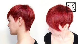 PIXIE HAIRCUT  transformation - tutorial by SANJA KARASMAN