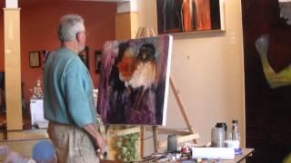 Mel McCuddin Art Show Demonstration