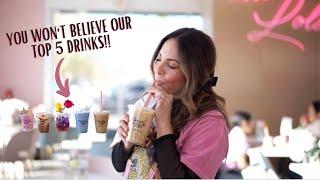 5 most popular drinks at our viral coffee shop in Vegas!