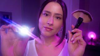 ASMR 11 Triggers make you fall asleep  gentle visuals, light, mouth sounds, camera brushing