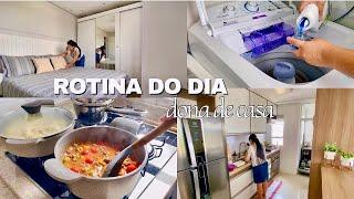 ROTINA DONA DE CASA | CUIDANDO DO LAR | ALMOÇO DELICIOSO | ORGANIZAÇÃO DA COZINHA e mais | Laís Duo