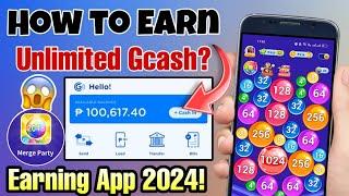 Unli Gcash Earnings this 2024 using this legit app • Tagalog Review • Merge Party Payment Proof 2024