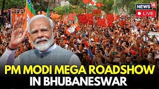 PM Modi Mega Roadshow in Bhubaneswar, Ignites BJP’s Odisha Campaign | Modi Live | News18 Live | N18L