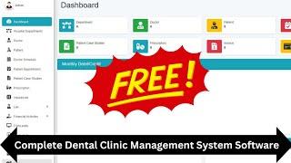 Complete Clinic Management system software in PHP MySQL | Free Source Code Download