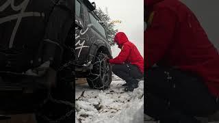 Snow chains for the rescue - issued in Public Interest  #WinterDrivingTips #WanderWithSky