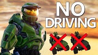 Beating Halo CE's Last Mission (Warthog Run) NO WARTHOG - Halo MCC