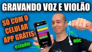 Como gravar voz e violão com o celular | GUIA RÁPIDO (parte 1)