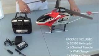 OPEN BOX REVIEW! Syma S033G Co-axial RC Electric Helicopter From xHobbyStore.com