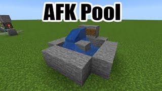 How To Build An AFK Pool Tutorial | Minecraft