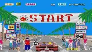1987 Outrun Passing Breeze Arcade Old School Game Playthrough  Retro Game