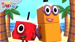 Summer Holiday in Numberland! | 1 Hour Compilation - Numberblocks | 123 - Numbers Cartoon For Kids