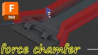 Remix STEP File in Fusion  |  Force Chamfer & Engineered Supports