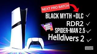 PS5 PRO Confirmed Value of $2000 Gaming PC: BLACK MYTH & DLC, Spider-Man 2.5, RDR2 , Helldivers 2