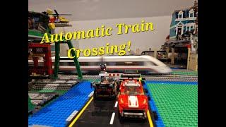 Lego City Update 14 - Automatic Railroad Crossing and a MILS road curved corner turn.