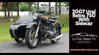 2007 Ural Retro 750 With Sidecar Jerry Can Wire Wheels