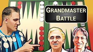 Backgammon GRANDMASTERS Benjamin and Woolsey CLASH - EPIC Showdown in Novi 2018!