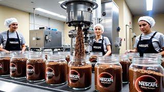 How is Nescafé Instant Coffee Made In The Factory?