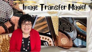 Unlock the Secrets of Image Transfer Collage: Urban Designs with Gel Plate Magic