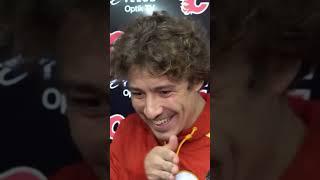 Andrei Kuzmenko On Calgary’s Weather Compared To Vancouver  #nhl #hockey