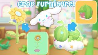 How to Grow Furniture! | Roblox Cinnamoroll Cloud Land Garden Update | Riivv3r