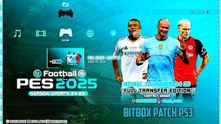 REVIEW PES 2025 PS3 BITBOX PATCH | NEW UPDATE TRANSFER