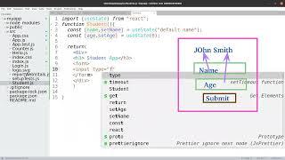 React Tutorial on Form Handling with Code --Session 7