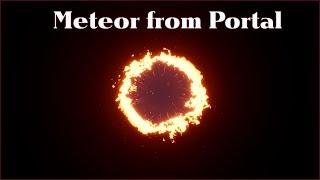 Meteor coming through Portal Effect- (UE4 tutorial)