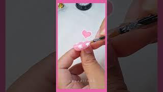 Pink and Pearl Nail Art design  #nailart #nailtutorial #barbie #cute #pressonnails #shorts
