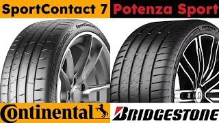 Continental SportContact 7 vs Bridgestone Potenza Sport